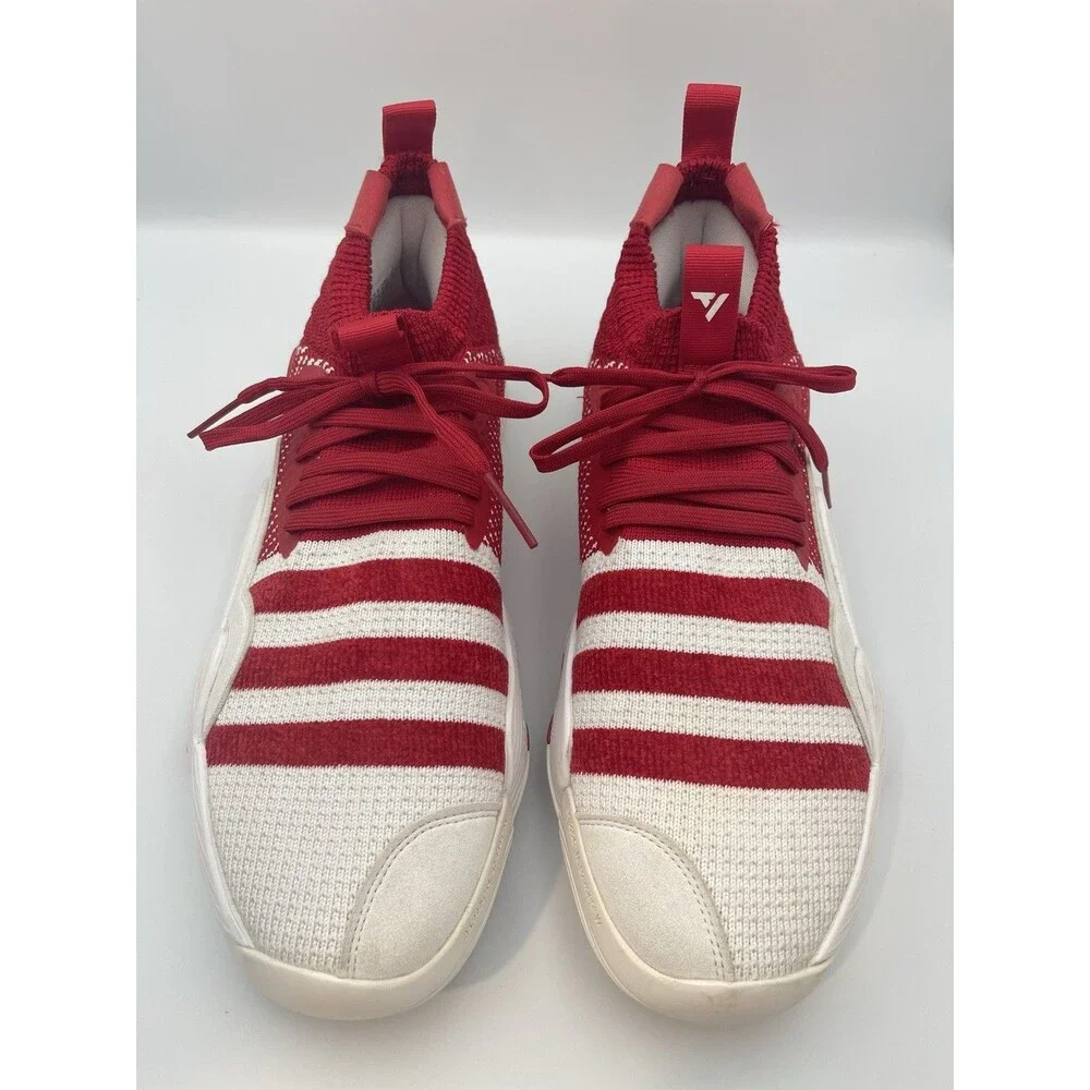 Adidas Trae‎ Young 2 Basketball Shoes Red White Knit Upper Men's 14